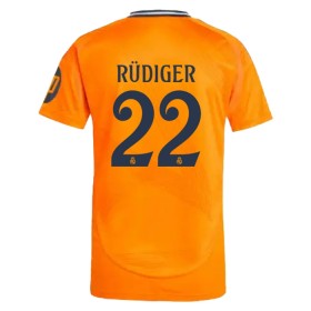 Real Madrid Rudiger 22 Bortedrakt 2024-25 Kortermet